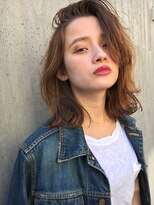 リマ(RIMA)&nbsp;【RIMA】 外国人風☆クセ毛風なラフカール×こなれセミディ