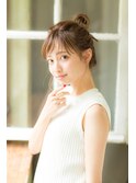 【Lauren. 岸里玉出】ふんわり 透明感 大人のお団子スタイル☆