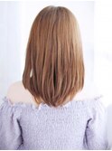 ツヤ感ナチュラルストレートスタイル