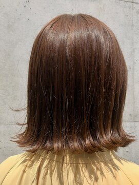 ビーチ(BEACH) 【BEACH/チナツ】アッシュベージュ外ハネボブ