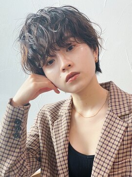 アイティー バイ アルバム 中野店(IT by ALBUM) ラフマッシュパーマ_エアリーミディショートパーマ_28152