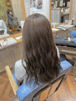 ヘアーズ ベリー 瓢箪山店(hairs BERRY)&nbsp;BERRY＿カーキグレージュ＿大人かわいい＿小顔＿20代30代40代