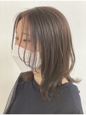 透明感カラー×フォギーベージュ