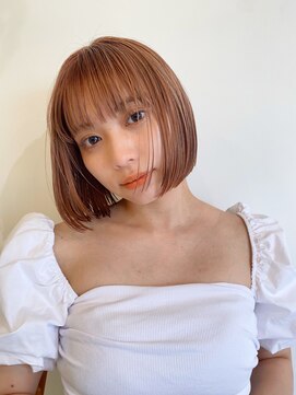 ノーカ 代官山(nohka) フラットピンクベージュボブ