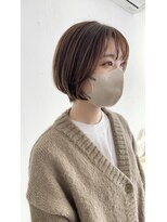 ムニ(MUNI)&nbsp;＊ショートボブ×ベージュブラウン＊