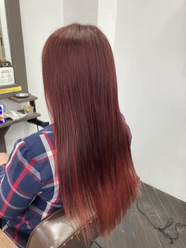 リジョイスヘア(REJOICE hair) 【REJOICE hair】ダブルレッドカラー×インナーカラー☆