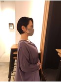 クラシックなハンサムショート