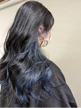 美容室テク アート バイ シック ブルーブラック