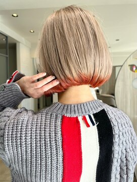 カラーズ(PRIVATE HAIR SALON COLOR'S) 【カラーリスト小栗】ホワイトベージュオレンジエンドカラー
