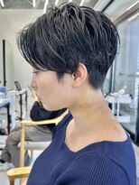 ビューナゴヤ 名駅(VIEW NAGOYA)&nbsp;切りっぱなしボブ/ブルーブラック/ミニボブ/似合わせカット