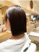 20代30代40代大人ストレートボブナチュラルブラウン