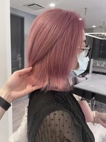 ハイトーンカラーミルクティーベージュピンクベージュ韓国30代