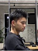 MEN'S/フェード×スパイキーショート/爽やかメンズショート