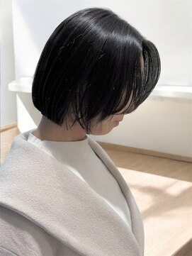 シエル バイ ケンジ 登戸 生田(CIEL by KENJE) 切りっぱなしタッセルボブ顔周りレイヤー小顔カット大人可愛い