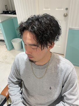 エルエフェ(EL JEFE) ツイストスパイラルパーマ/メンズパーマ［バーバー］［理容室］