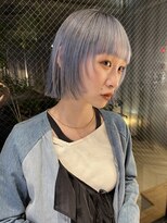 ヌープヘアーアイス(NUUP.hair ici)&nbsp;20代30代大人可愛い艶感ブルーベージュケアブリーチ
