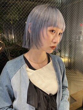 ヌープヘアーアイス(NUUP.hair ici) 20代30代大人可愛い艶感ブルーベージュケアブリーチ