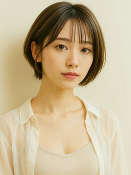 シュバルツ(schwarz)の写真/【阪急伊丹駅から徒歩3分】髪に優しい商材でダメージの発生を予防しながら艶のあるカラーリングに♪