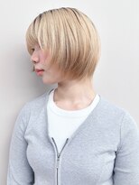 モリオ(morio)&nbsp;=ハイトーン姫カット軽めボブ小顔ボブウルフボブレイヤーボブ