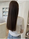 福山美容室caary ストレートロング髪質改善酸性ストレート20代