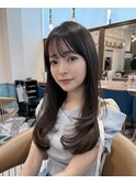 くびれヘア/顔周り/韓国/ボブ/レイヤーカット/前髪/カラー北千住