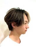 メンズ/ハイトーン/マッシュ/ショート