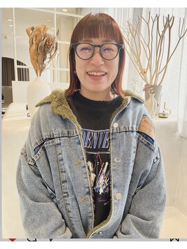 グラッド(glad) モード感◎ぱっつんバング×ワンレンボブ