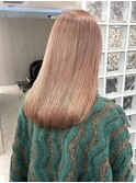 渋谷ミルクティーベージュハイトーンカラーヘーゼルベージュ30代