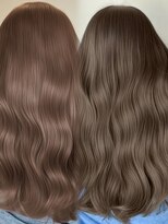 アマトウキョウスマートサロン(AMA TOKYO×Smart Salon)&nbsp;ヘーゼルベージュ　ブリーチなし　レイヤーカット　海外風
