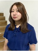 【YOKE】ブリーチなしベージュベージュくすみベージュレイヤー