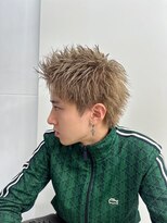 メンズサロン キング 心斎橋店(Men’s salon K!ng) ホワイトメッシュ/ツイスト/ツイスパ/パーマ/メンズ/眉毛/心斎橋