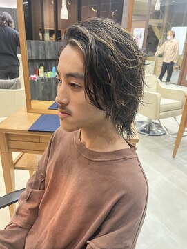 ヘアー ル シェーヌ ワンセカンド(hair le chene 1/2) メッシュパーマ