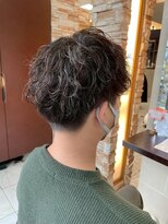 ルページ 千葉(lpage)&nbsp;メンズカット/ブルーブラック/フェザーパーマ[千葉/千葉駅]