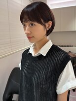 マイル 渋谷(mile)&nbsp;ショートボブ / ボブスタイル / オリーブグレー