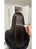 チョコレートブラウン×髪質改善トリートメント