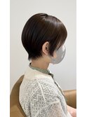 髪質改善矯正丸みマッシュショート