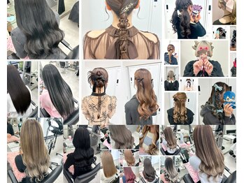 スタイル 横浜(STYLE)の写真/結婚式ヘアセット/推し活ヘア/ダブルカラー/韓国羽エクステ/あなたにぴったりのデザインでハッピーに♪