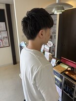 シーズナル メンズツーブロックショート