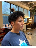 ビハインドザカーテン(BEHIND THE CURTAIN)&nbsp;【セットが簡単】パーマ×メンズショート