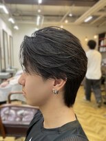 レボルトヘアー(R EVOLUT hair)&nbsp;曲がる縮毛矯正毛流れセンターパートニュアンスパーマフェザー