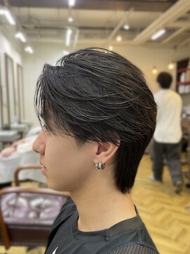 レボルトヘアー(R EVOLUT hair) 曲がる縮毛矯正毛流れセンターパートニュアンスパーマフェザー