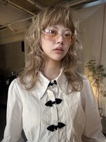 シティ 薬院(SITY.)&nbsp;薬院　ブリーチカラー　顔まわりレイヤー　レイヤーカット