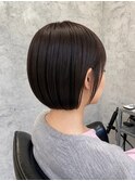 大人のショート/レイヤー/顔周り/ショート/ボブ/銀座駅