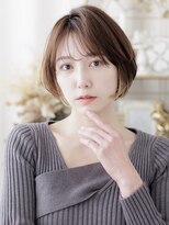 ENOAhair&spabyCOVERHAIR【ショート/白髪染め ぼかし/ヘッドスパ】【10/1開店(予定)】&nbsp;丸みと艶の上品ショート/川口/30代/40代/50代