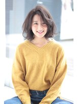 ヘアメイク シュシュ(Hair make chou chou)&nbsp;切りっぱなしボブデジタルパーマ【Chou-Chou　北林夏実】