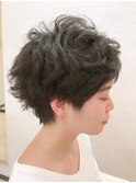 無造作パーマ☆お洒落ショート☆