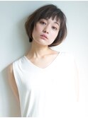 【un le pont天満橋】ナチュラルショートボブ×大人カラー