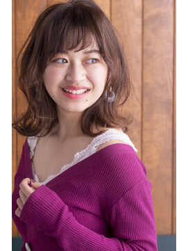 オリーブフォーヘアー(olive For hair) ヴェールウェーブ×ふわミディ【olive for hair】