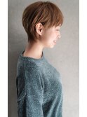 20代30代40代ひし形大人かわいい小顔ラベンダーアッシュショート