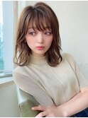 松宮錦糸町/モカベージュ/ココアベージュ/ゆるふわ/シアーカラー